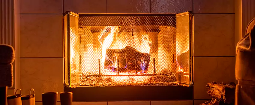 Mendota Hearth Landscape Fireplace Installation in Greenacres, Florida