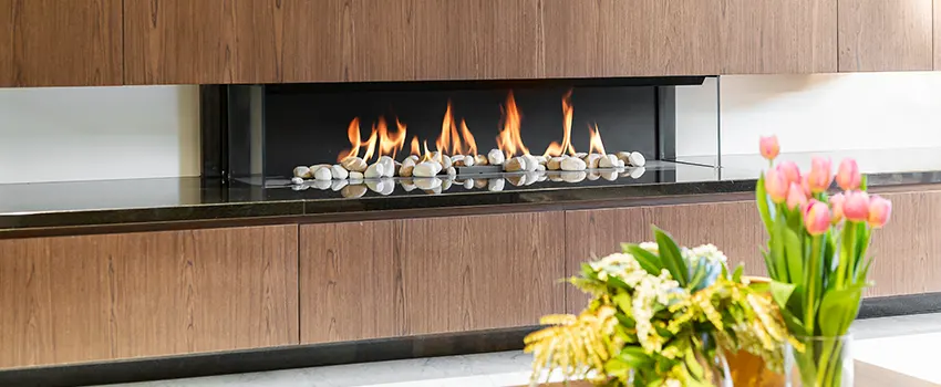Double-height Fireplace Design Refurbishment in Greenacres, Florida